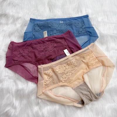 【配褲】熟齡韻韻內衣-3色1