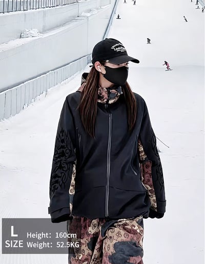 Taotech｜新款-3L日式寬鬆雪服+雪褲套組(迷彩限定色)**預購7