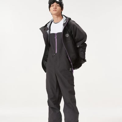 Taotech｜3L 寬鬆硬殼背帶褲12