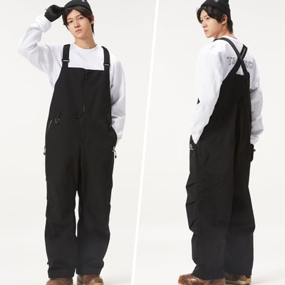 Taotech｜3L 寬鬆硬殼背帶褲9