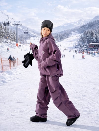 Taotech｜3L 全拉鍊寬鬆硬殼雪服6