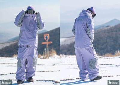 Taotech｜新款-2L套頭雪服+彎刀滑雪褲組合**預購17