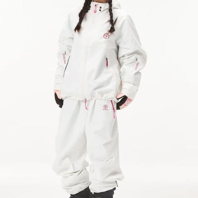 Taotech｜3L 全拉鍊寬鬆硬殼雪服+雪褲套組19