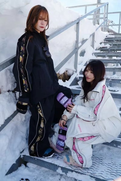 Taotech｜新款-2L立領拉鍊雪服+寬鬆雪褲套組**預購7