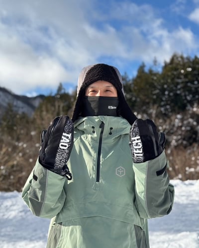 Taotech｜豎拉鍊滑雪手套7
