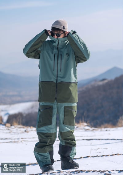 Taotech｜新款-3L修身硬殼雪服+背帶褲**預購9