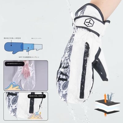 Taotech｜豎拉鍊滑雪手套3