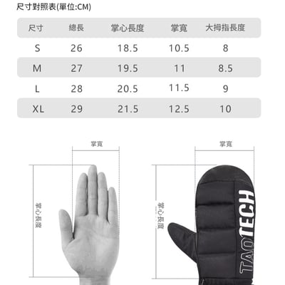 Taotech｜太空保暖手套-預購5