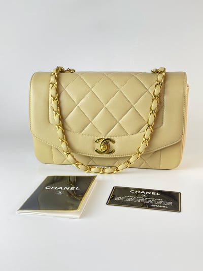 Chanel奶茶色黛妃2214