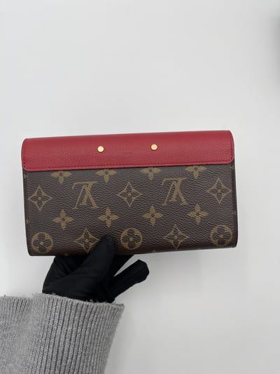 LV老花拼色長夾11