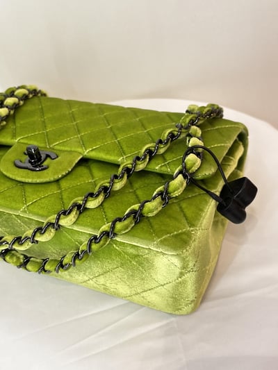 Ba1022 Chanel絲絨綠CF256