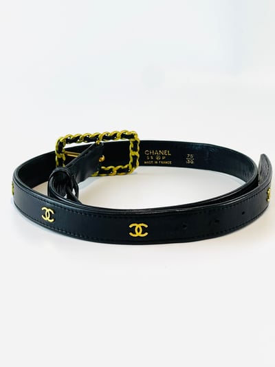 Chanel logo皮帶5