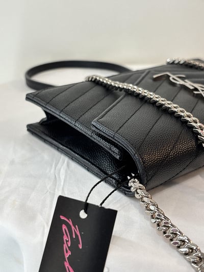 Ba1399 YSL黑銀WOC7