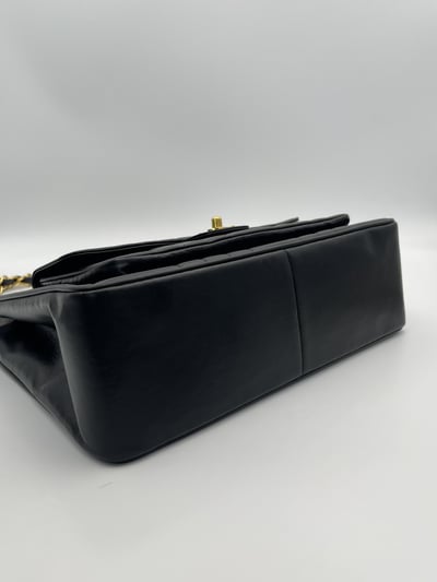 Chanel直紋大口袋托特包12