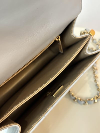 Chanel方鑽釦風琴包9