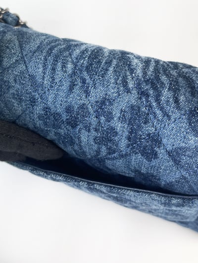 Chanel四葉草牛仔CF(銀釦）17