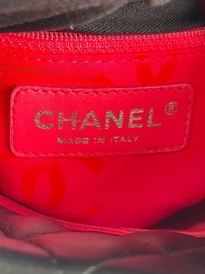 Chanel黑白康鵬迷你菜籃子12