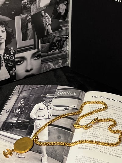 Chanel貓眼石編織項鍊2