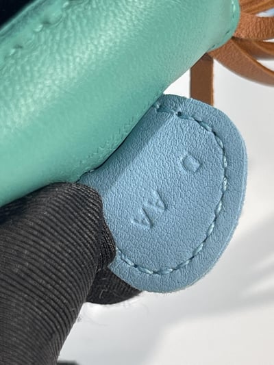 Hermès 綠色小馬吊飾5