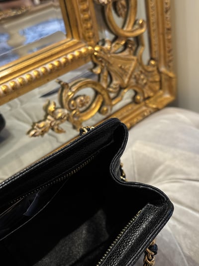 Chanel荔皮軍牌相機包12