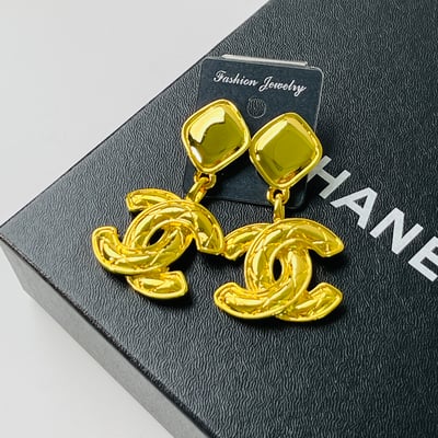 Chanel 小鳥垂墜耳夾1