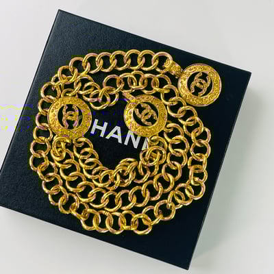 Chanel 葡萄藤腰鍊1