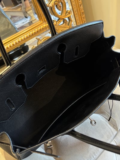 Hermes 黑銀birkin3015