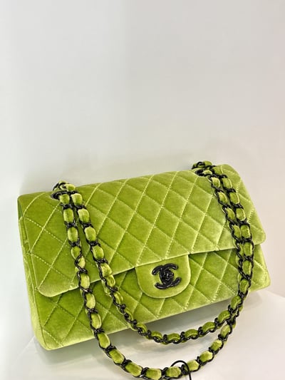Ba1022 Chanel絲絨綠CF253