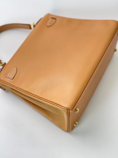 Hermes kelly28 內縫奶茶色7