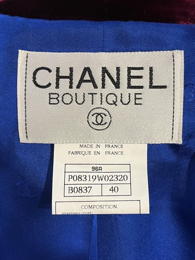 Chanel藍色彩色琉璃釦大衣40碼8