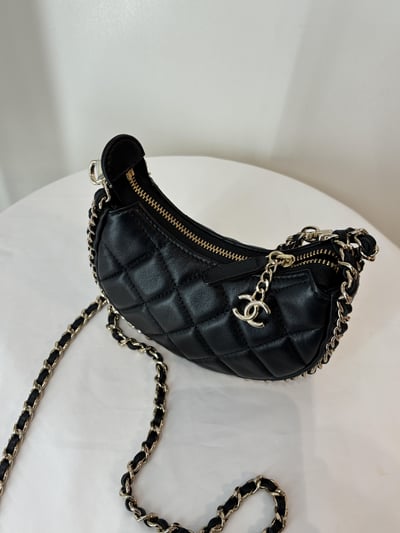 Ba1407Chanel mini半月鏈條包7