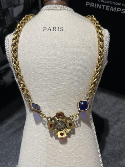 Chanel彩色琉璃項鍊2