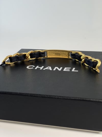 Chanel logo 字母皮穿手鍊3