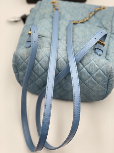 BA0978Chanel單寧後背包12