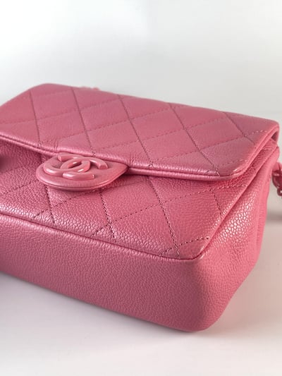 Chanel芭比粉小方胖6