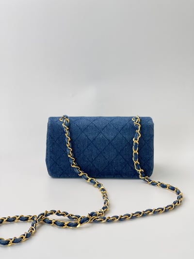 Chanel 牛仔mini coco13