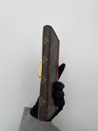 LV老花拼色長夾7