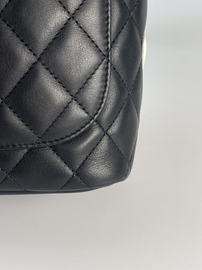 Chanel黑白康鵬迷你菜籃子7