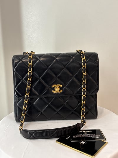 Ba1044 Chanel大方胖鏈條包1