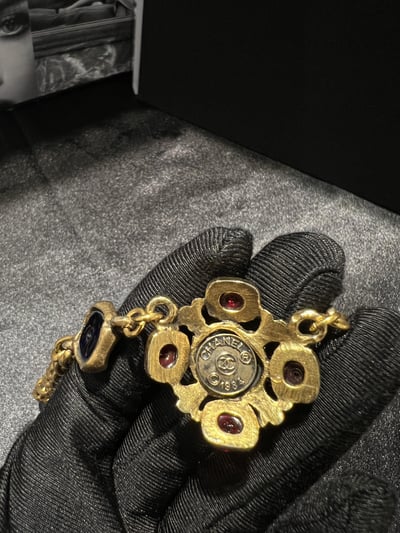 Chanel彩色琉璃項鍊4