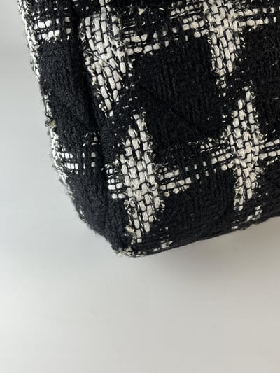 Chanel黑白毛呢196