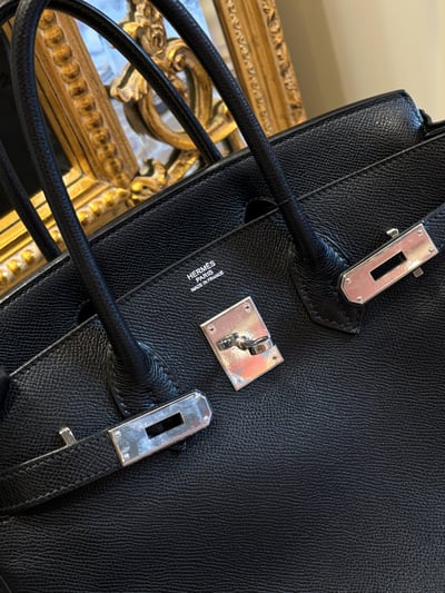 Hermes 黑銀birkin308