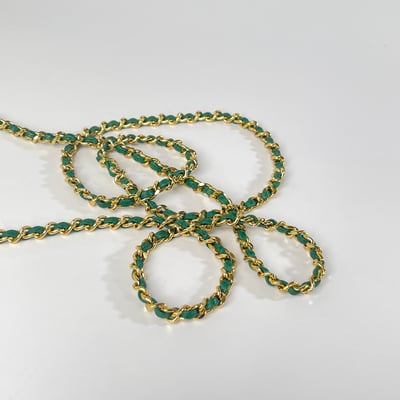 Chanel 荔皮手機包（綠）11