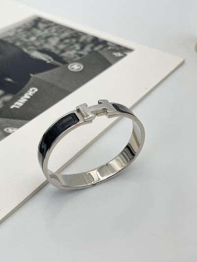 Hermes H黑銀手環2