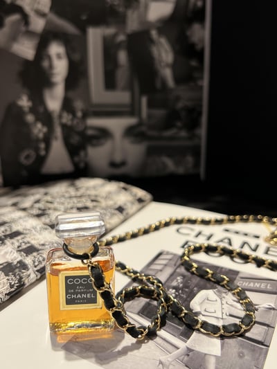 Chanel香水瓶皮穿鍊1