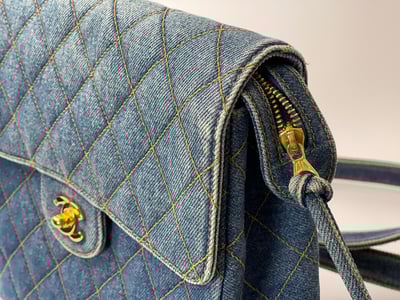 Chanel牛仔後背包9