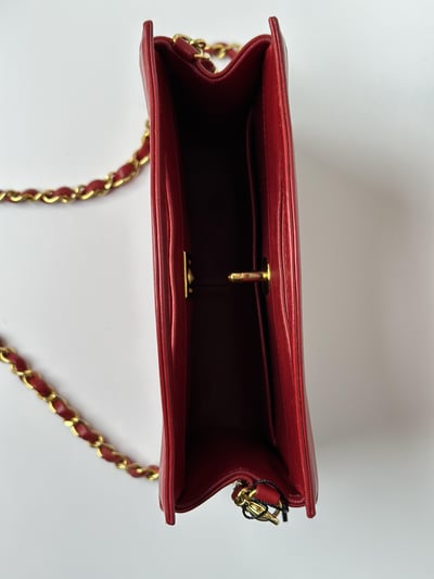 Chanel紅色迷你317