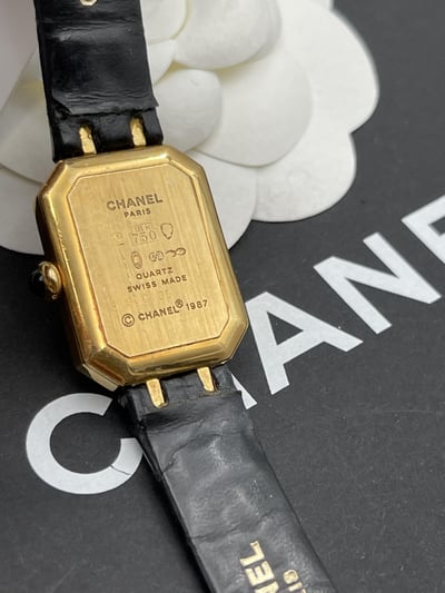 Chanel 18k鱷魚壓紋皮帶首映錶3