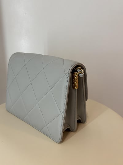 Chanel方鑽釦風琴包6