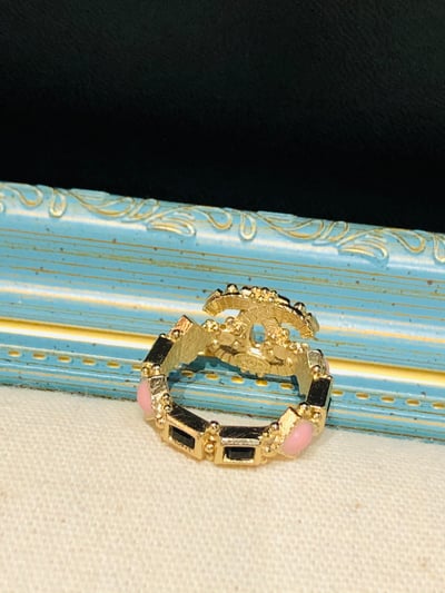 Chanel 珐瑯戒指2